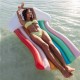 180 x 100cm Rainbow Inflatable Boat Pool Water Float Bed Swimming Ring Air Mattress