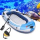 2/3 Person Inflatable Boat PVC Kayak Fishing Boat Life Raft Loading 180kg