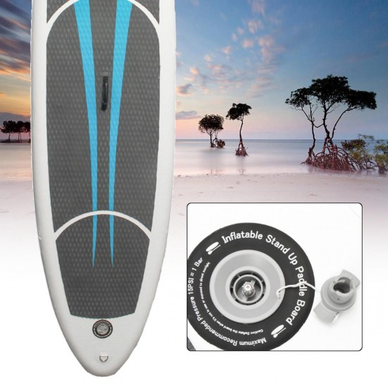 330x76x15CM 10FT SUP Inflatable Surfing Board Kits Soft Surfboard Stand Up Paddle Board with 3 Fin