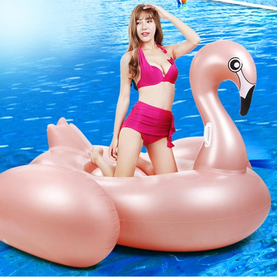 60inch Flamingo Inflatable Boat Float Swimming Ring Floating Bed Water Fun Toys 60inch Flamingo Inflatable Boat Float Swimming Ring Floating Bed Water Fun Toys