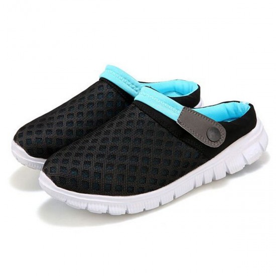 IPRee™ Plus Size Outdoor Mesh Slippers Breathable Sandals Summer Beach Casual Lazy Shoes