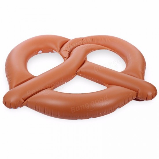 Pretzel Pontoon Board Floating Bed Swimming Pool Toy Inflatable Air Mattress