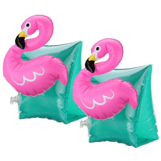 1 Pair Kids Summer Inflatable Safety Swimming Ring Arm Bands Cartoon Water Float