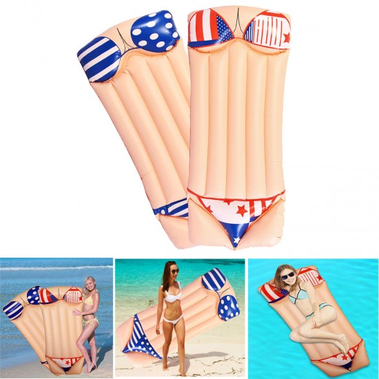 180x80cm Inflatable Air Mat Floating Lounge Water Beach Swimming Pool Bikini Row Pad Bed 180x80cm Inflatable Air Mat Floating Lounge Water Beach Swimming Pool Bikini Row Pad Bed