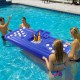 24 Holder Inflatable Beer Pong Ball Table Water Floating Raft Lounge Swim Pool Party Game