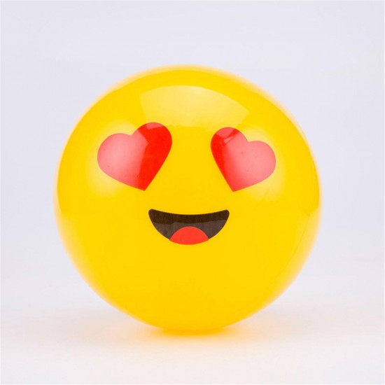 6/9inch PVC Emoji Beach Balls Inflatable Soft Ball Kids&Adult Water Play Pool Party Toys