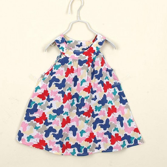2015 Hot Baby Kids Girls Toddler Party Summer Jumper Skirt Bottega Veneta Floral Dress