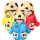 Baby Cartoon Panda Hooded Cotton-padded Jackets Outerwear Baby Cartoon Panda Hooded Cotton-padded Jackets Outerwear