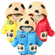 Baby Cartoon Panda Hooded Cotton-padded Jackets Outerwear