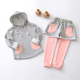 Baby Girls Casual Hooded Long Sleeve Top Pants Sets Baby Girls Casual Hooded Long Sleeve Top Pants Sets