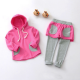 Baby Girls Casual Hooded Long Sleeve Top Pants Sets Baby Girls Casual Hooded Long Sleeve Top Pants Sets