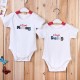 Baby Infant Newborn Cotton Love Mom Dad Romper Clothes Jumpsuit