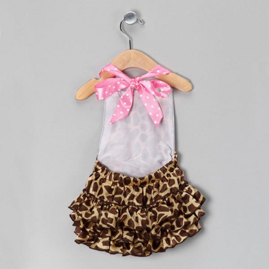 Baby Kids Girls Romper Toddlers Short Lace Flower Sets Sunsuit Outfit