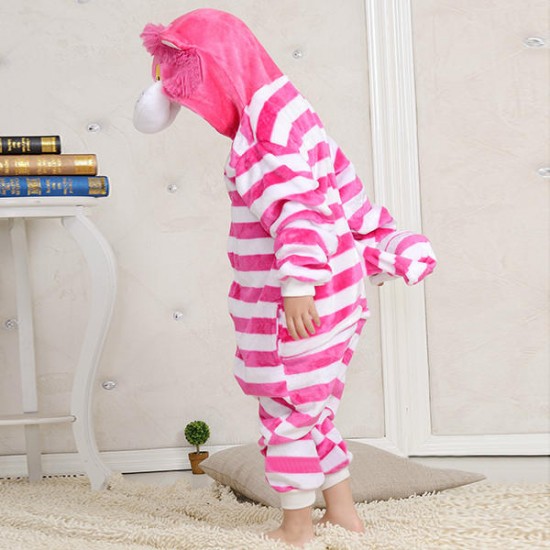 Flannel Thickening kids Cute Cartoon Cheshire Cat Pajamas Siamese Sleepwear Flannel Thickening kids Cute Cartoon Cheshire Cat Pajamas Siamese Sleepwear