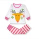 Winter Christmas Baby Kids Children Cotton Toddlers Xmas Santa Gifts Suit Nightwear Pajamas Sleep Bed Clothes
