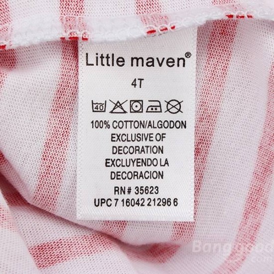 2015 New Little Maven Colorful Boat Baby Children Boy Cotton Short Sleeve T-shirt Top