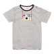 2015 New Little Maven Lovely Camera Baby Children Boy Cotton Short Sleeve T-shirt Top