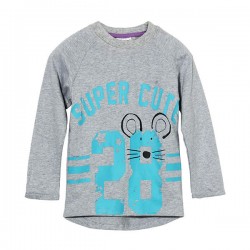 2015 New Little Maven Lovely Number Baby Children Boy Cotton Long Sleeve Top