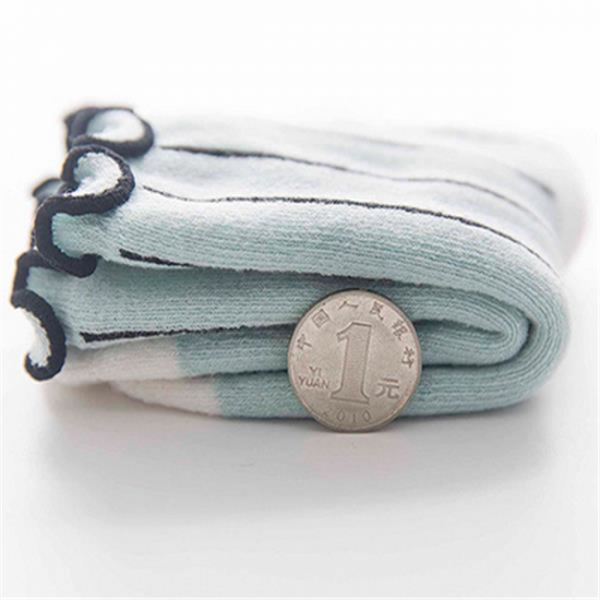 5 Pairs Kids Cotton Thickened Socks Lace Terry Crew Vertical Stripes Boneless Socks 5 Pairs Kids Cotton Thickened Socks Lace Terry Crew Vertical Stripes Boneless Socks