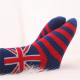 5 Pairs/Lot Cotton British Flag Mix Color Socks Stripe Dot Ventilation Children Socks