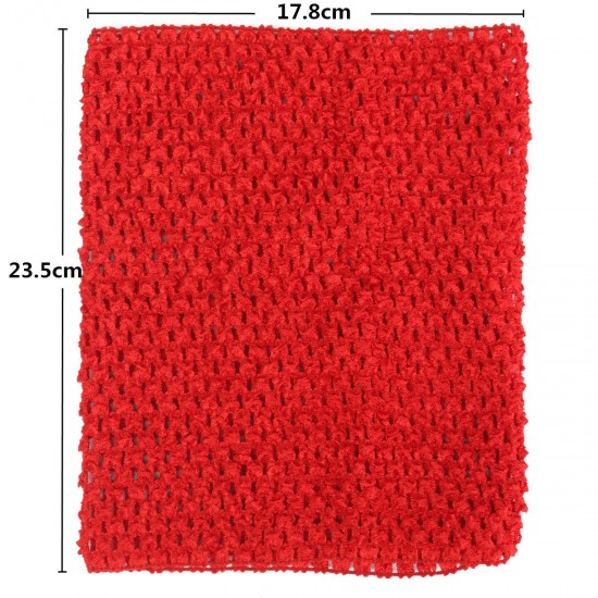 9 inch Children Girls Crochet Tube Top Elastic Waistband Head Hair Band DIY Girls Tutu Fluffy Skirt Wrap Chest 9 inch Children Girls Crochet Tube Top Elastic Waistband Head Hair Band DIY Girls Tutu Fluffy Skirt Wrap Chest