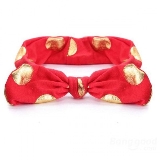 Baby Bowknot Rabbit Ears Knot Dot Pure Cotton Headbrand Hair Band Hair Accessory Baby Bowknot Rabbit Ears Knot Dot Pure Cotton Headbrand Hair Band Hair Accessory