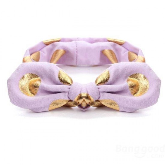 Baby Bowknot Rabbit Ears Knot Dot Pure Cotton Headbrand Hair Band Hair Accessory Baby Bowknot Rabbit Ears Knot Dot Pure Cotton Headbrand Hair Band Hair Accessory
