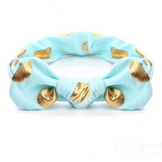 Baby Bowknot Rabbit Ears Knot Dot Pure Cotton Headbrand Hair Band Hair Accessory Baby Bowknot Rabbit Ears Knot Dot Pure Cotton Headbrand Hair Band Hair Accessory