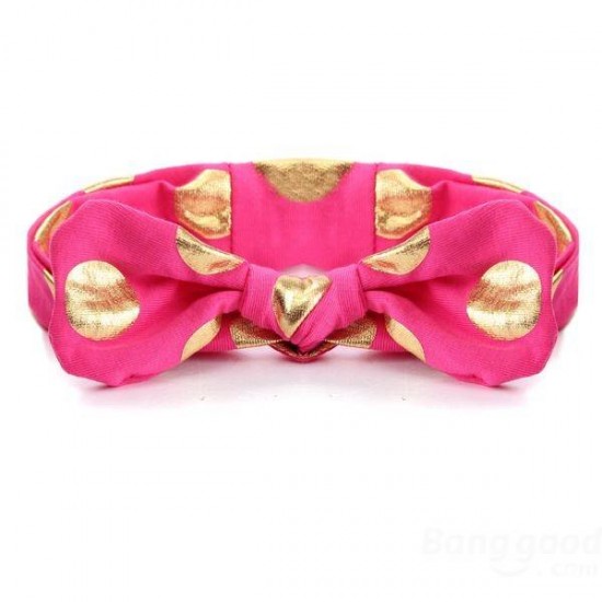 Baby Bowknot Rabbit Ears Knot Dot Pure Cotton Headbrand Hair Band Hair Accessory Baby Bowknot Rabbit Ears Knot Dot Pure Cotton Headbrand Hair Band Hair Accessory