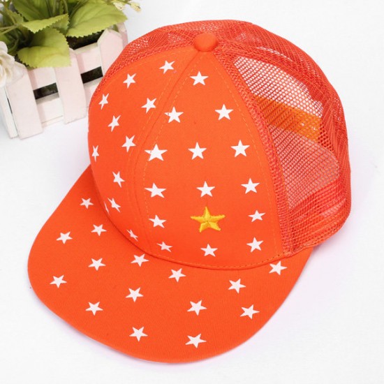 Baby Boys Kids Adjustable Baseball Hip-Hop Cap Little Star Flat Hat