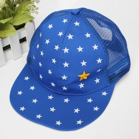 Baby Boys Kids Adjustable Baseball Hip-Hop Cap Little Star Flat Hat