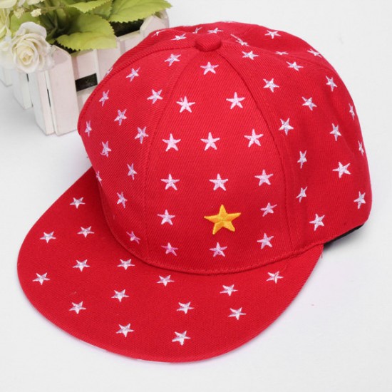 Baby Boys Kids Adjustable Baseball Hip-Hop Cap Little Star Flat Hat