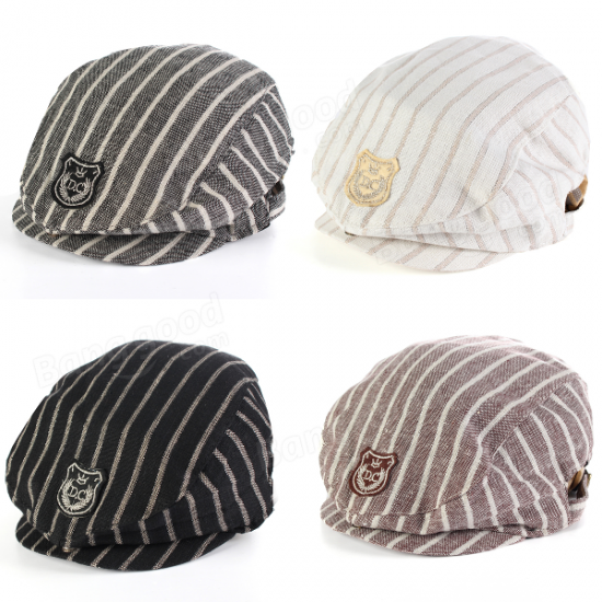 Baby Children Baseball Cap Summer Beret Stripe Hat