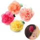 Baby Girl Chiffon Rose Flower Clip Kids Toddler Accessories Hair Headbrand