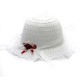 Baby Girl Lace Flower Straw Beach Floppy Hats Sun Visor Cap