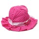 Toddler Baby Girls Sun Polka Dot Hat Bow Lace Cotton Bucket Cap Toddler Baby Girls Sun Polka Dot Hat Bow Lace Cotton Bucket Cap