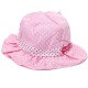 Toddler Baby Girls Sun Polka Dot Hat Bow Lace Cotton Bucket Cap Toddler Baby Girls Sun Polka Dot Hat Bow Lace Cotton Bucket Cap