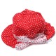 Toddler Baby Girls Sun Polka Dot Hat Bow Lace Cotton Bucket Cap Toddler Baby Girls Sun Polka Dot Hat Bow Lace Cotton Bucket Cap