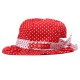 Toddler Baby Girls Sun Polka Dot Hat Bow Lace Cotton Bucket Cap Toddler Baby Girls Sun Polka Dot Hat Bow Lace Cotton Bucket Cap