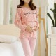 Soft Cotton Long sleeves Leisure Tracksuit Set Breastfeeding Maternity Sleepwear