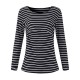 Striped Pattern Long Sleeve Nursing Tops Breast feeding Clothes Tees For Pregnant Women Maternity