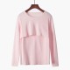 Women Maternity Tops Pregnancy Cotton Nursing Stretch Tops