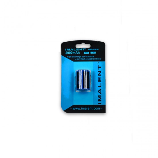 1 Pic Imalent MRB-263P20 2000mAh High Discharge Performance 26350 Li-ion Rechargeable Battery