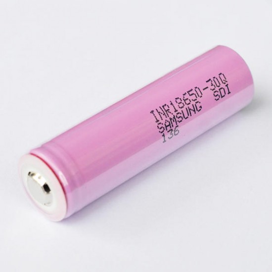 1PCS Samsung INR18650-30Q 3000mAh Unprotected Button Top 18650 Battery