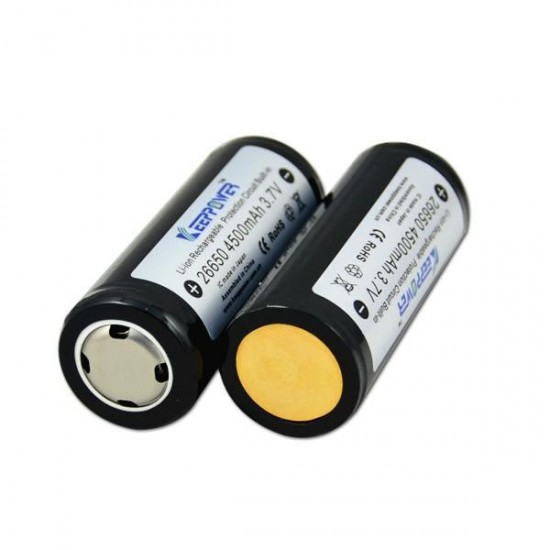 26650 KeepPower 4500mAh Protected Rechargeable Li-ion Battery