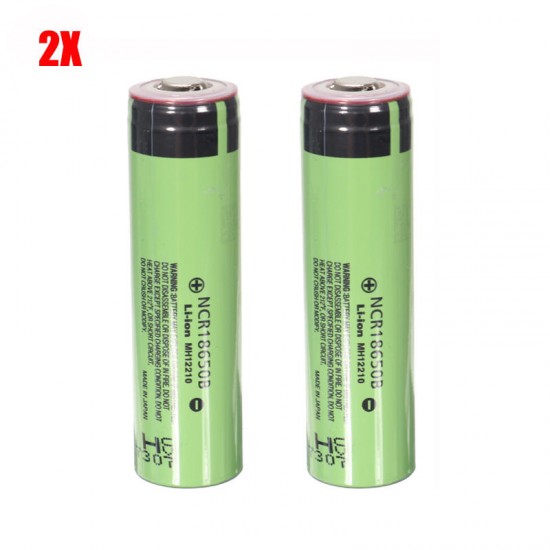 2PCS NCR18650B 3400mAh 3.7V Unprotected Pointed Head Rechargeable Li-ion Battery 2PCS NCR18650B 3400mAh 3.7V Unprotected Pointed Head Rechargeable Li-ion Battery