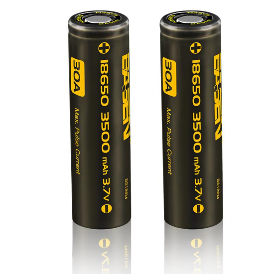 2pcs Basen BS186M 18650 3500mah 3.7V 30A High Drain Flat Top Rechargeable Li-ion Battery 2pcs Basen BS186M 18650 3500mah 3.7V 30A High Drain Flat Top Rechargeable Li-ion Battery