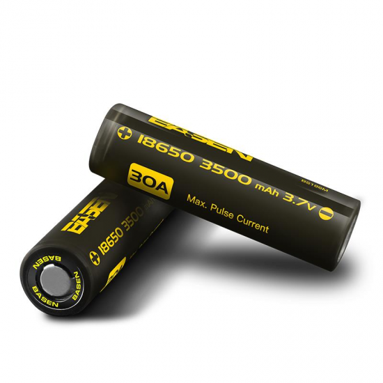 2pcs Basen BS186M 18650 3500mah 3.7V 30A High Drain Flat Top Rechargeable Li-ion Battery 2pcs Basen BS186M 18650 3500mah 3.7V 30A High Drain Flat Top Rechargeable Li-ion Battery