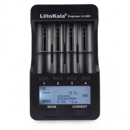 LiitoKala Lii-500 LCD Screen Display Smartest Lithium And NiMH Battery Charger 18650 26650 LiitoKala Lii-500 LCD Screen Display Smartest Lithium And NiMH Battery Charger 18650 26650