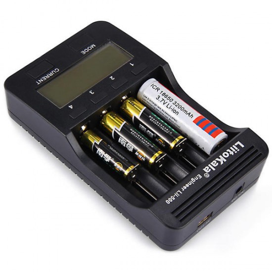 LiitoKala Lii-500 LCD Screen Display Smartest  Lithium And NiMH Battery Charger 18650 26650